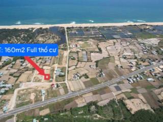 Duy nhất 1 lô đất biển 160m2 full thổ cư giá rẻ nhất chỉ 820 triệu, xây nhà 2 tầng nhìn thấy biển