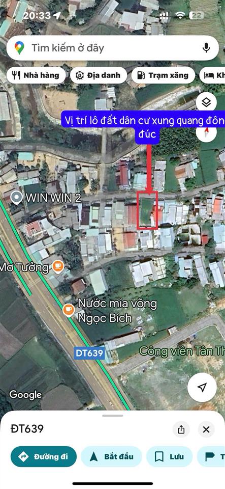 Đất biển ở tân thắng, cát tiến giá 1,4 tỷ, diện tích 275 m2 ngang 11x25.