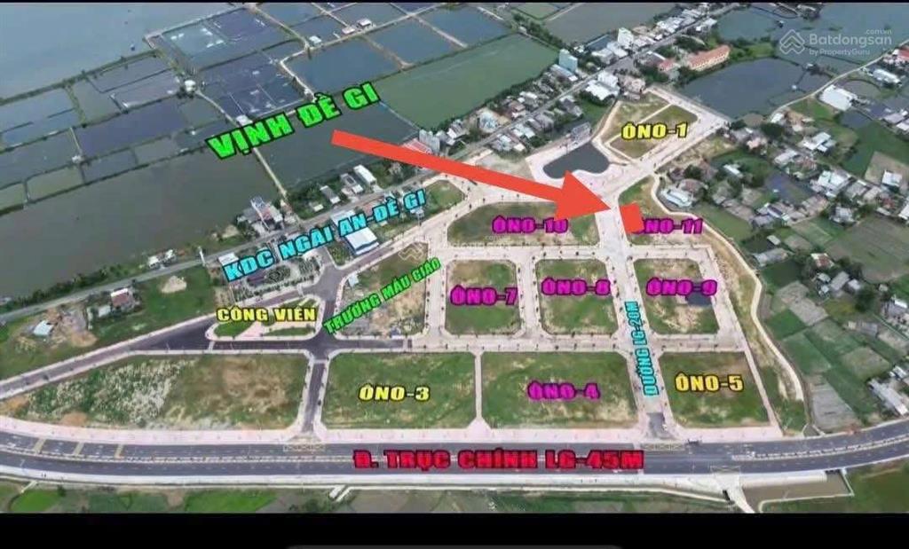 Đất biển đề gi, diện tích 203m2 ngang 10m thuận lợi xây khách sạn, nhà hàng