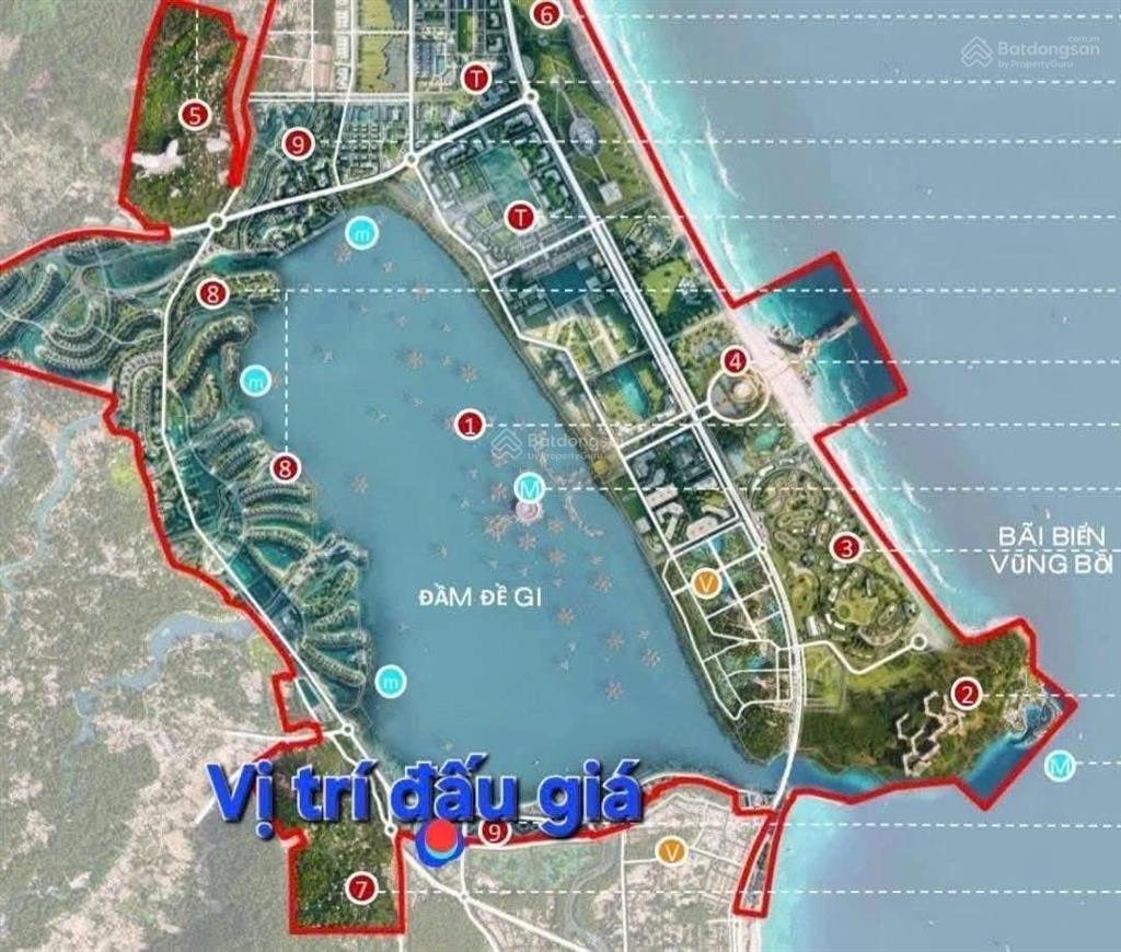 Đất biển đề gi, diện tích 203m2 ngang 10m thuận lợi xây khách sạn, nhà hàng
