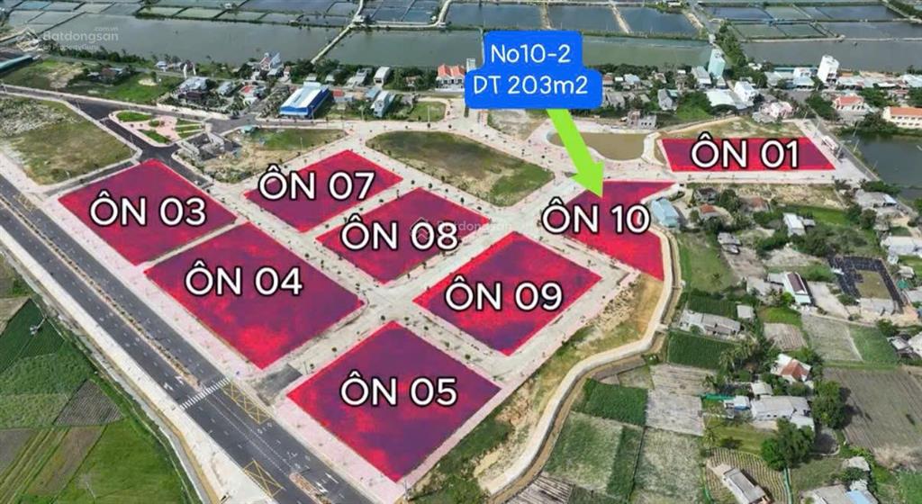 Đất biển đề gi, diện tích 203m2 ngang 10m thuận lợi xây khách sạn, nhà hàng