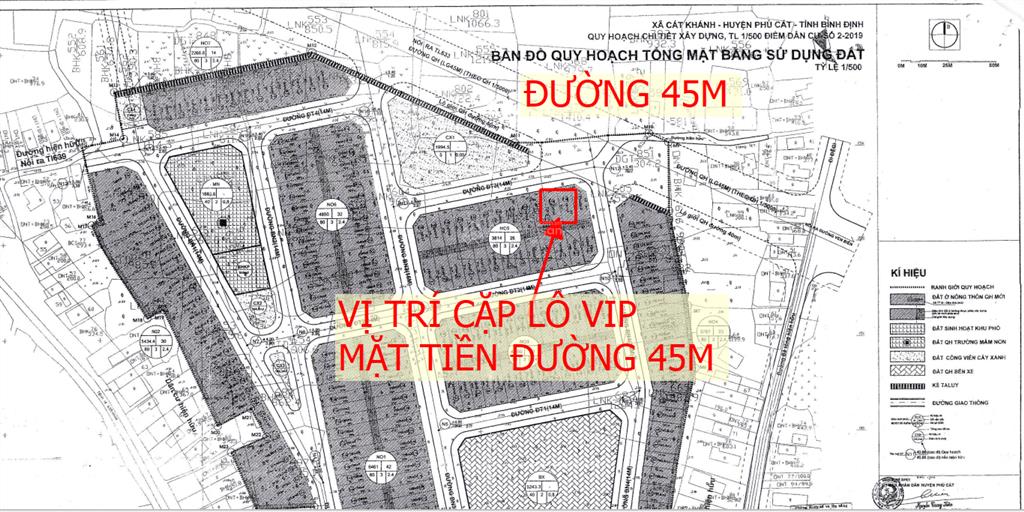 Bán nhanh lô đất ở cát khánh mặt tiền đường 45m, 3,5 tỷ, diện tích 300m2, pháp lý đầy đủ