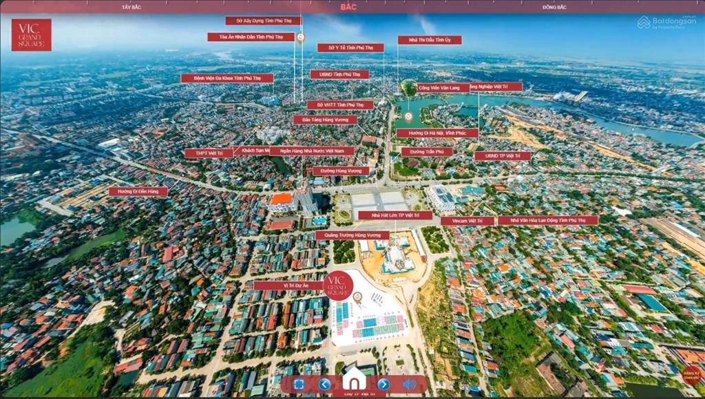 Chính chủ cần nhượng căn vic grand square 2pn 2wc, 68,7m2, 3,2 tỷ, cửa vào đông bắc, view sông hồng