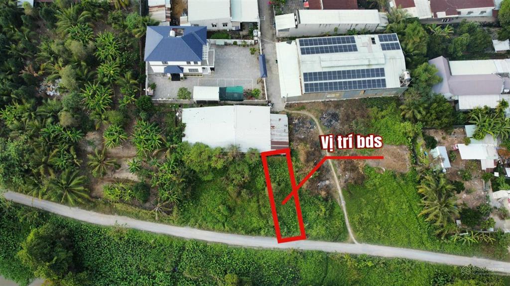 Chủ gửi lô đất nền mặt tiền kênh rạch dứa xã bình mỹ  củ chi, 86m2 có 81m2 thổ cư
