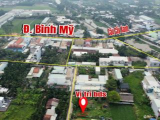 Đất cách đường bình mỹ vào 100m, ngay cầu cây xanh xã bình mỹ, 275m2 8,5x31m nở hậu giá tốt