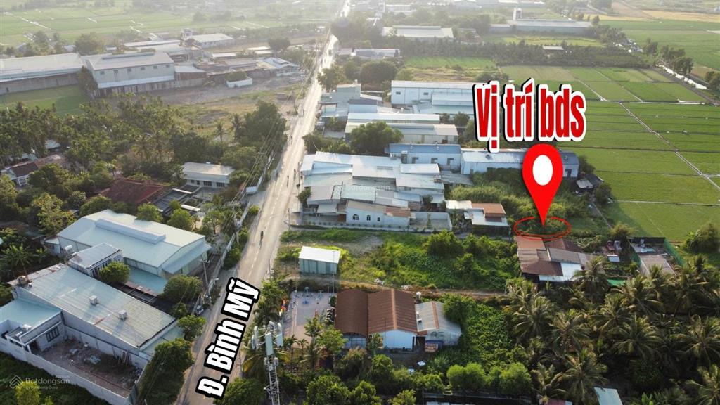 Đất nền cách đường bình mỹ vào 50m, đường thông 200m2 có 195m2 thổ cư giá siêu tốt