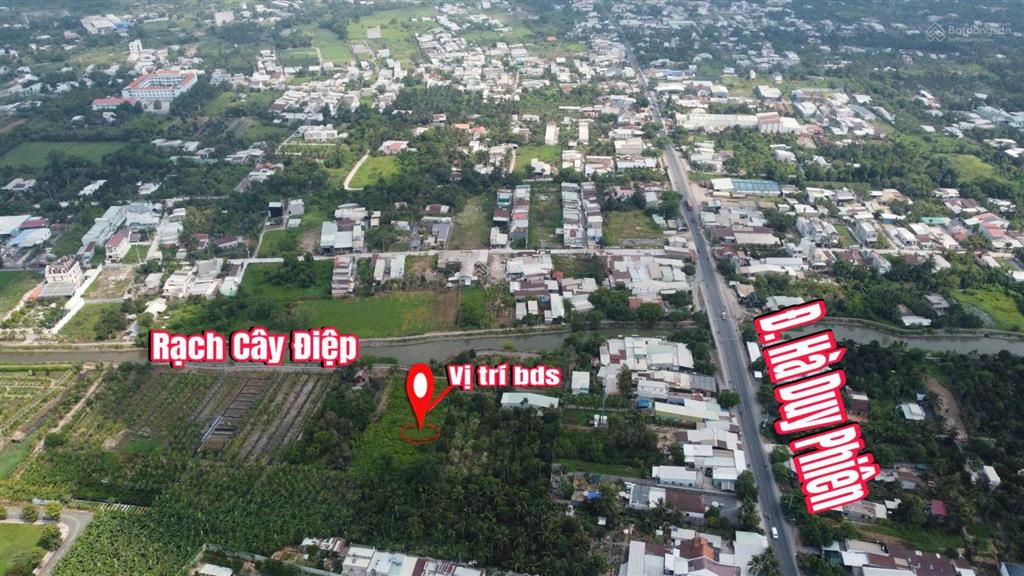 Đất mặt tiền rạch cây điệp, xã bình mỹ, quy hoạch khu dân cư, giá đầu tư tốt