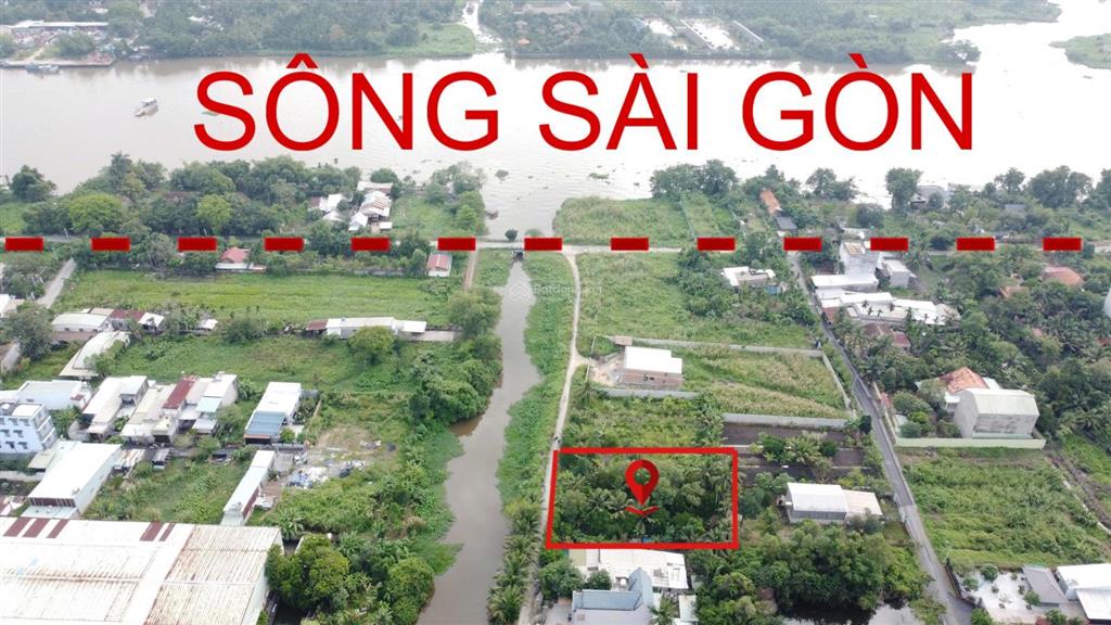 Đất mặt tiền kênh thi đua xã bình mỹ , đường thông ra sông sài gòn 454m2 giá tốt