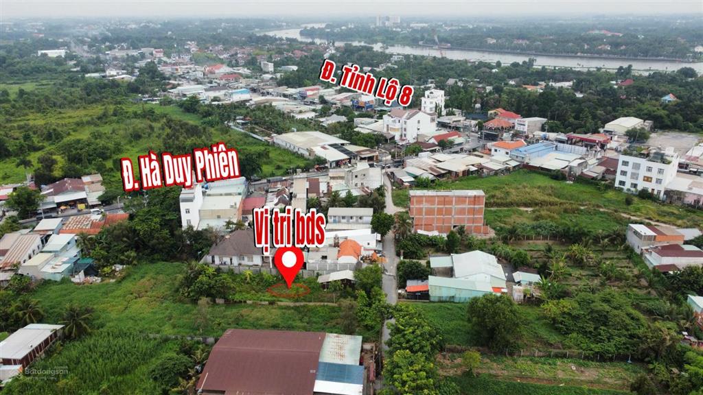 Lô đất mặt tiền đường nhựa hẽm 432 xã bình mỹ, củ chi 718 m2 có 300m2 thổ cư