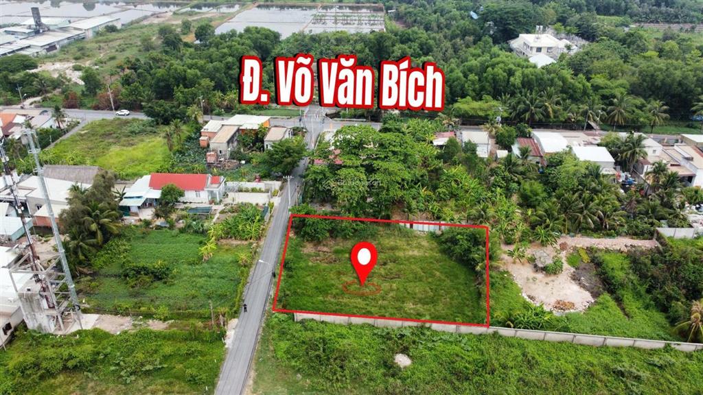 Lô đất đẹp 1 sẹc ngắn đường võ văn bích xã bình mỹ, củ chi, 1050 m2 vuông vức giá tốt
