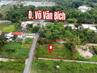 Lô đất đẹp 1 sẹc ngắn đường võ văn bích xã bình mỹ, củ chi, 1050 m2 vuông vức giá tốt