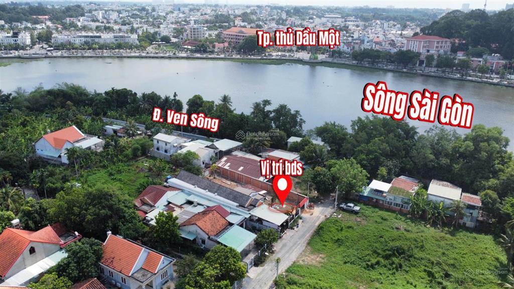 Đất mặt tiền đường nhựa nguyễn thị nghiêm 411,7m2 có 102m2 thổ cư xã bình mỹ, gần sông sg