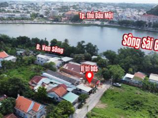 Đất mặt tiền đường nhựa nguyễn thị nghiêm 411,7m2 có 102m2 thổ cư xã bình mỹ, gần sông sg