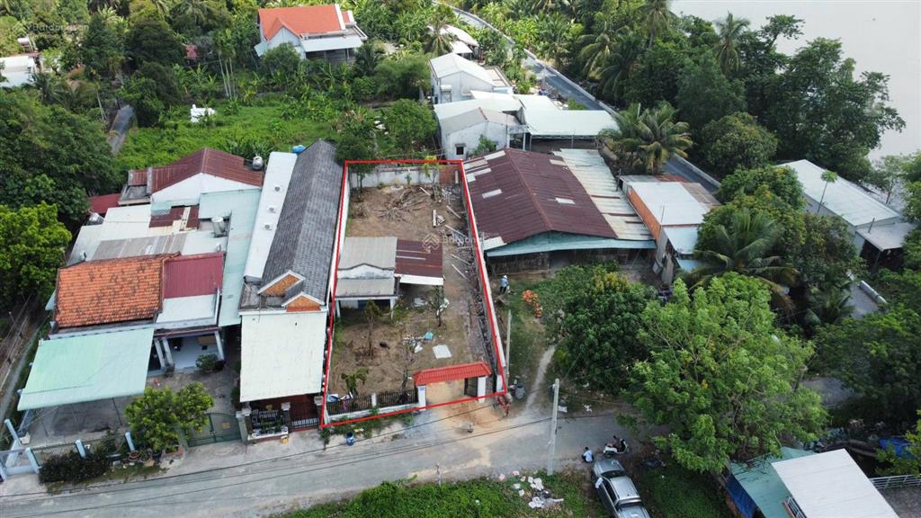 Đất mặt tiền đường nhựa nguyễn thị nghiêm 411,7m2 có 102m2 thổ cư xã bình mỹ, gần sông sg
