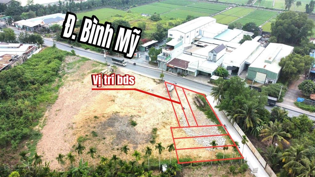 Đất mặt tiền đường bình mỹcủ chi, sổ riêng, giá f0 đầu tư, hỗ trợ bank.