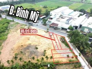 Đất mặt tiền đường bình mỹcủ chi, sổ riêng, giá f0 đầu tư, hỗ trợ bank.