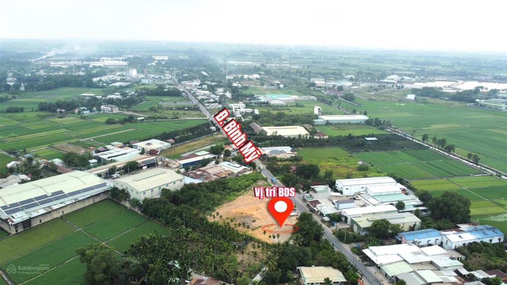 Đất mặt tiền đường bình mỹcủ chi, sổ riêng, giá f0 đầu tư, hỗ trợ bank.