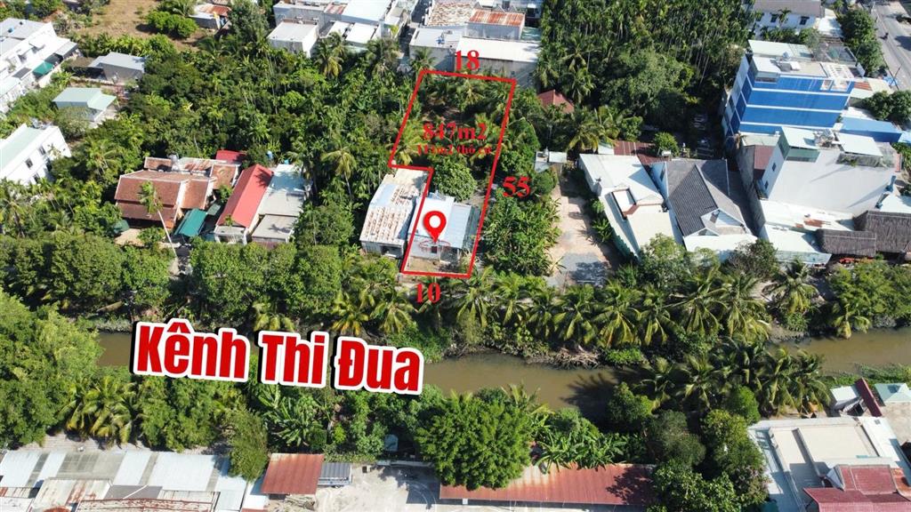 Nhà vườn mặt tiền kênh thi đua xã bình mỹ, củ chi, tp hồ chí minh 847m2
