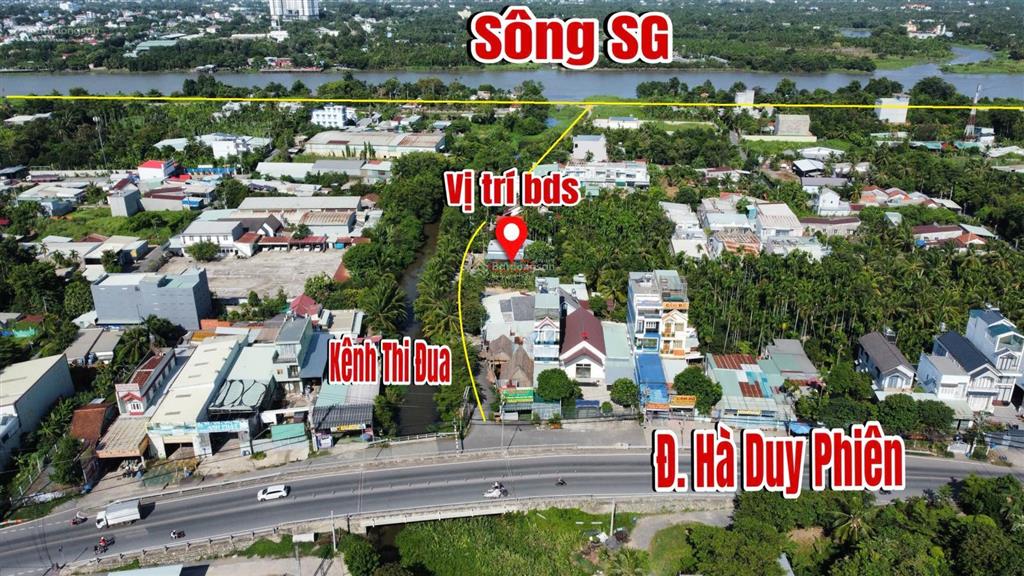 Nhà vườn mặt tiền kênh thi đua xã bình mỹ, củ chi, tp hồ chí minh 847m2