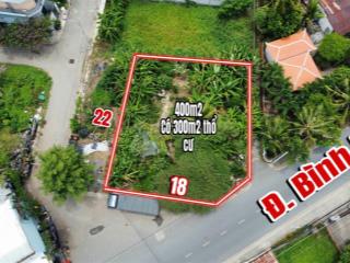 Lô góc 2 mặt tiền đường bình mỹ xã bình mỹ 400m2 giá tốt, thích hợp kinh doanh mua bán giá tốt