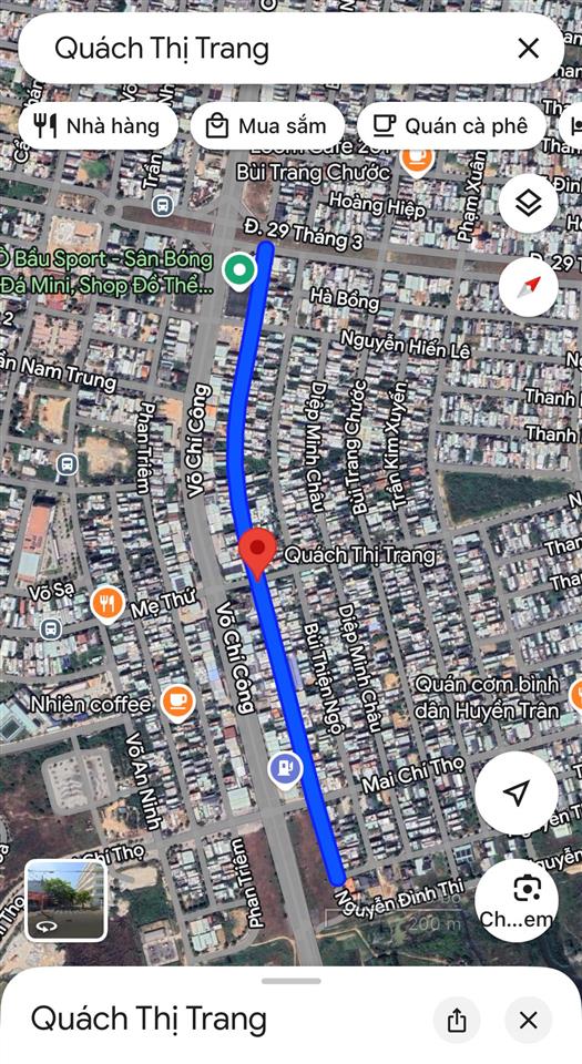 Bán đất đẹp quách thị trang  hòa xuân, cẩm lệ, tây nam lô đẹp đường 7.5m