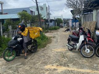 Bán lô đất 200m2 mặt tiền đường bê tông thông thẳng biển tại bình minh thăng bình.