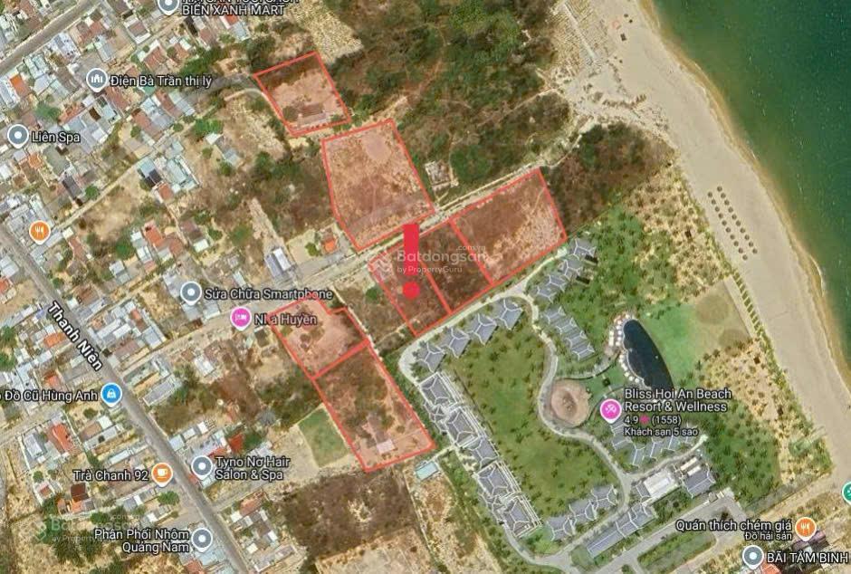 Chào xuân bán 1500m2 có 500m2 thổ cư. cách biển chỉ 150m. phù hợp làm khách sạn. đường nhựa 7,5m