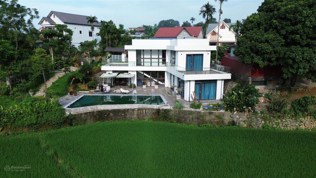 Bán villa nghỉ dưỡng view cánh đồng  tân vinh, lương sơn, hòa bình
