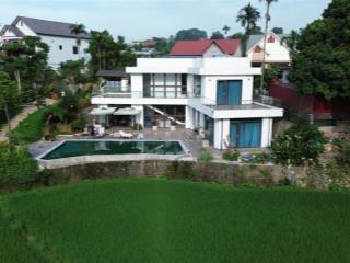 Bán villa nghỉ dưỡng view cánh đồng  tân vinh, lương sơn, hòa bình