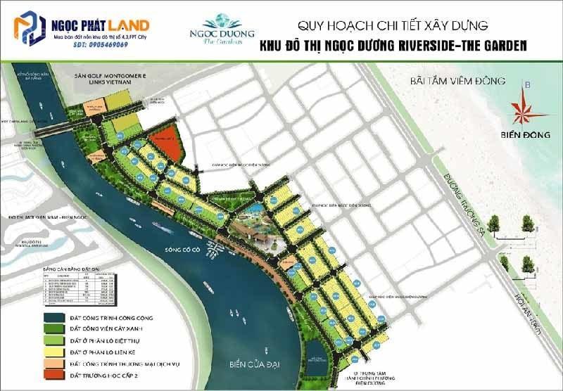 Bán khu đô thị ngọc dương reverside điện bàn đông, đà nẵng