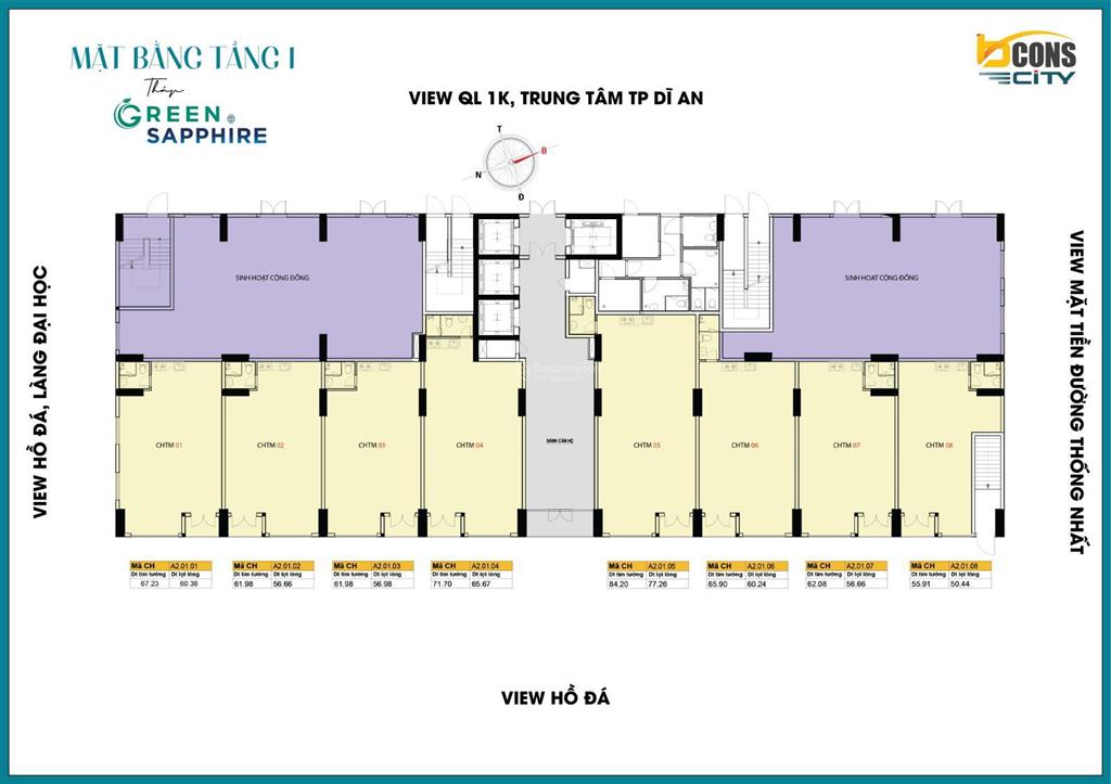 Suất nội bộ shophouse bcons city giá gốc cdt siêu hiếm tt 20% kí hdmb ngay