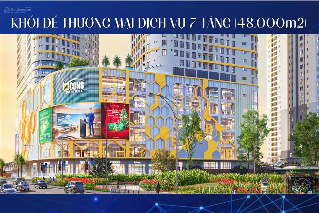 Shophouse bcons center city giá cực sốc chỉ 4,43 tỷ 55m2 sở hữu lâu dài. tt 197 triệu kí hdc ngay