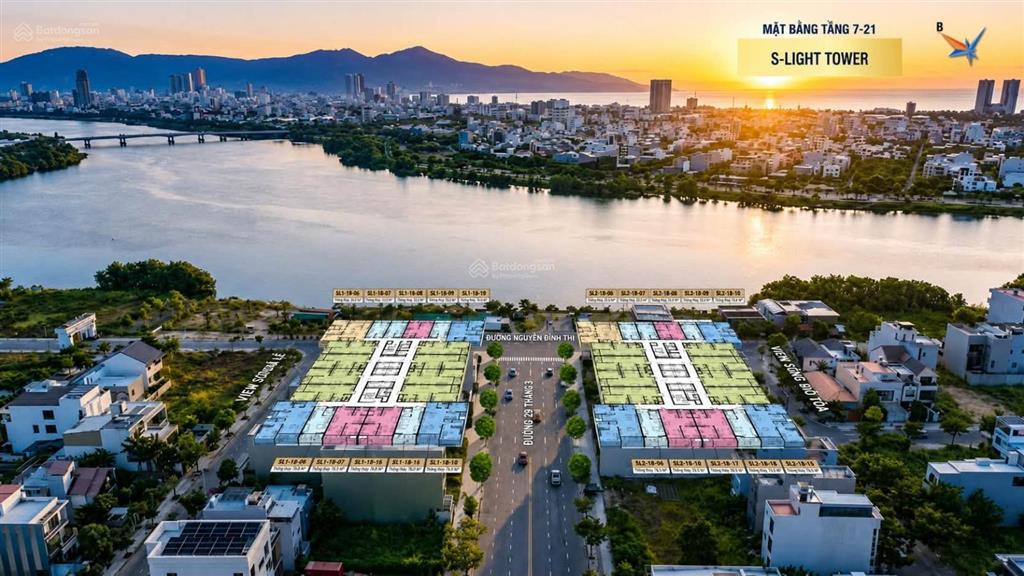 Slight tower  mở bán chiết khấu cao, chỉ thanh toán 70% sở hữu view sông hàn và pháo hoa