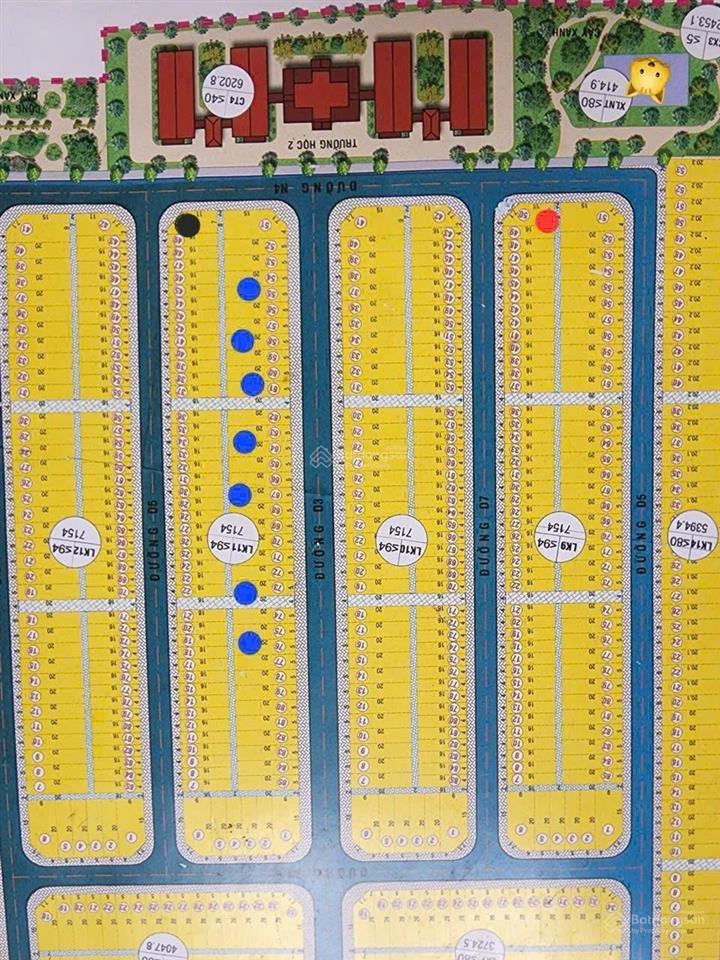 Bán đất nền dự án 1,25 tỷ, 99,5m2 tại nam an bàu bàng, bình dương