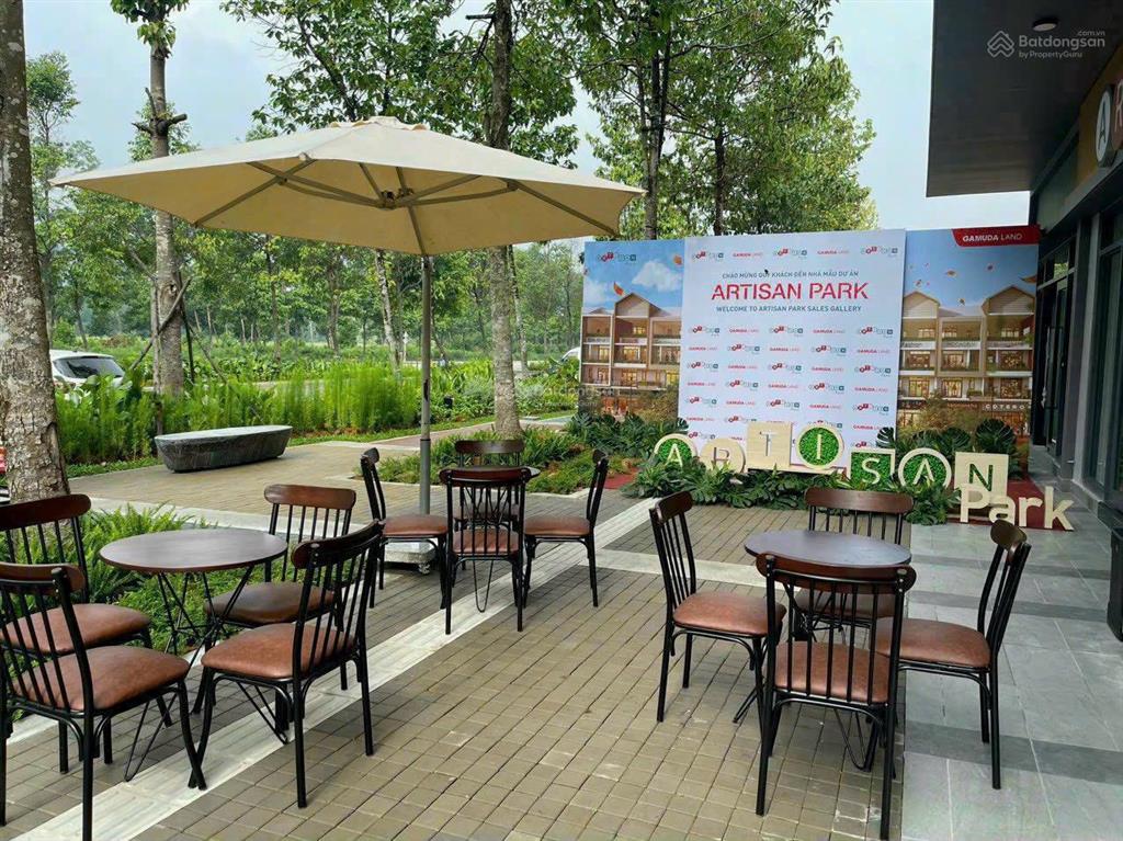 Artisan park căn nhà phố loại to g1c 4 tầng, tổng 348m2 giá chỉ 9.8 tỷ mặt tiền đường võ thị sáu