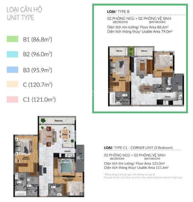 Hiếm! bán gấp căn 2pn khu diamond centery diện tích 86m², tầng trung cao, giá 8 tỷ, bao hết