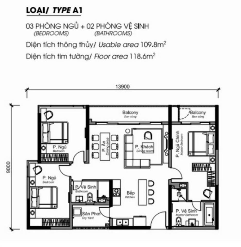 Hiếm có, căn 3pn, alnata plus, giá chỉ 8.9tỷ, bao hết