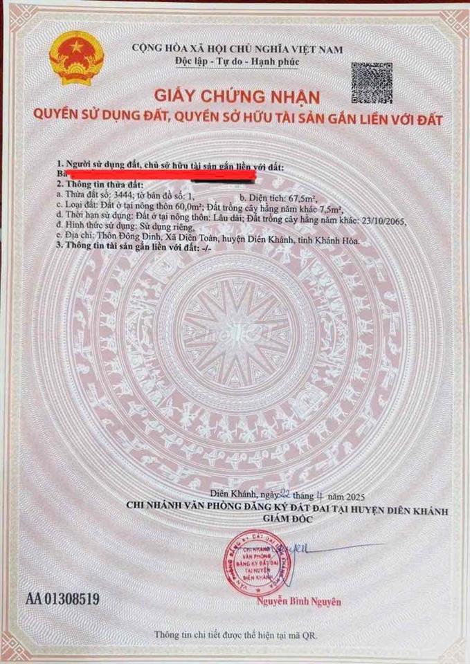 DT90 Bán nhà 2 tầng mới keng hẻm oto đường Quốc Lộ xã Diên Toàn