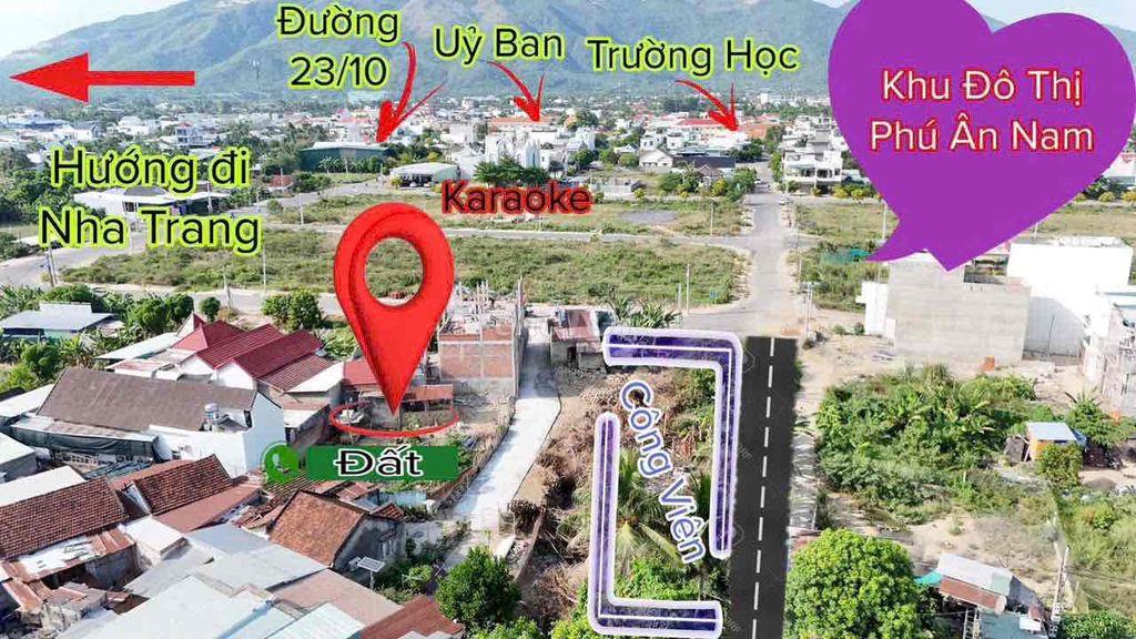 DA163 Bán đất đường oto thôn Phú Ân Nam xã Diên An