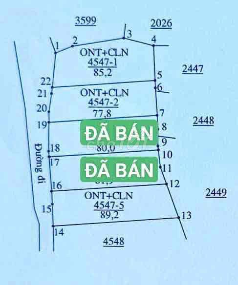 DA163 Bán đất đường oto thôn Phú Ân Nam xã Diên An