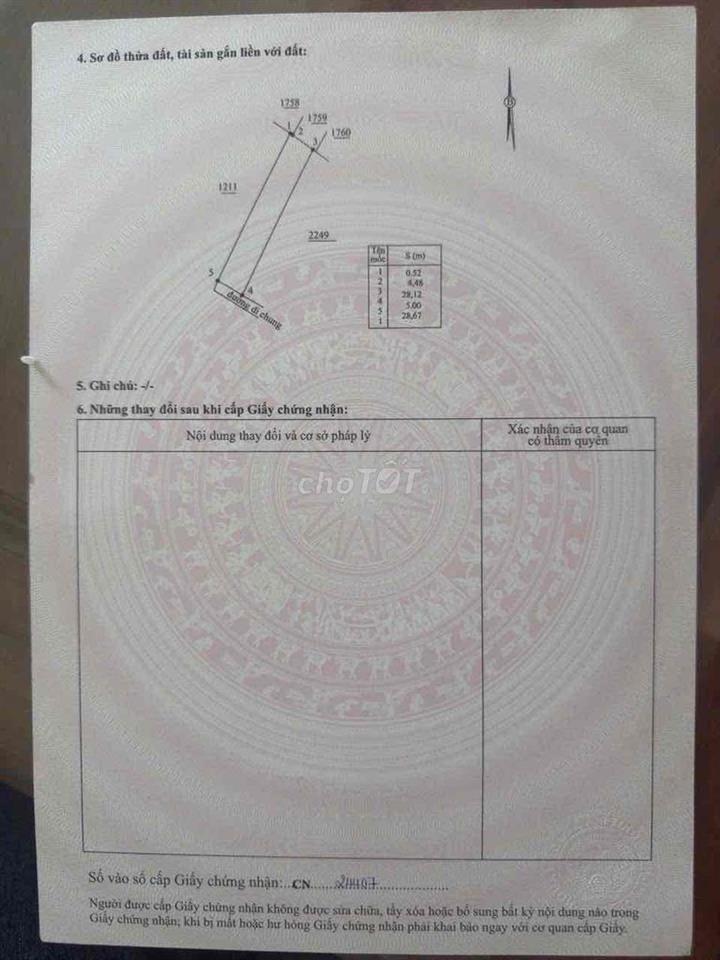 DD79 Bán đất hẻm cụt đường Mã Thánh xã Diên Điền