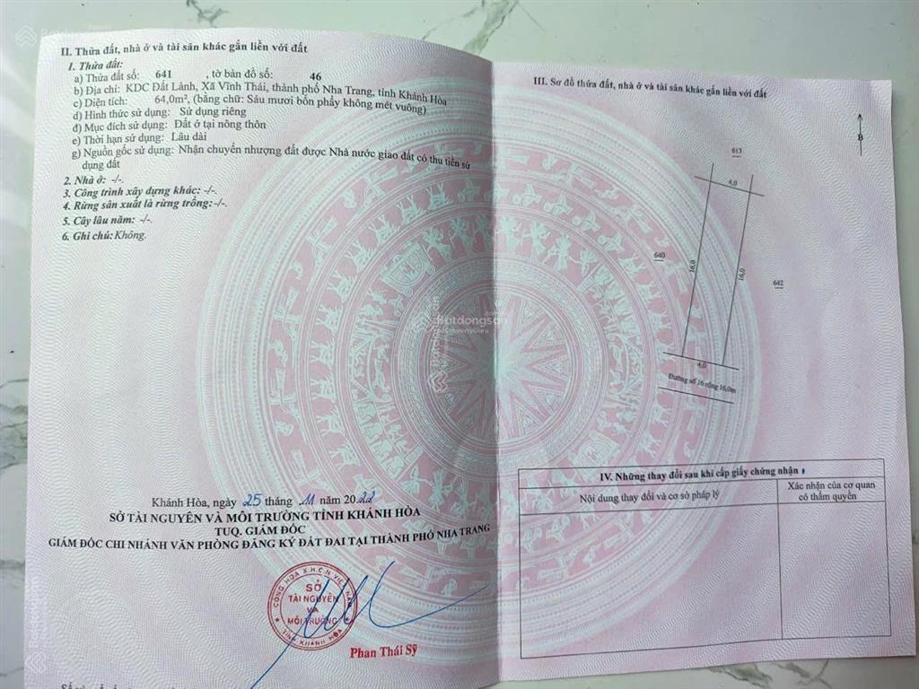 Hạ hơn 300tr bán nhanh lô tđc đất lành. đường 16m