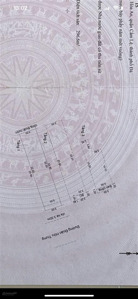 Bán nhà 3 tầng đường đoàn hữu trưng  phường an khê đà nẵng