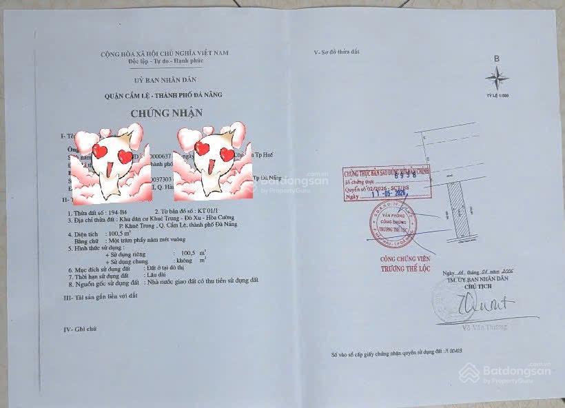 Lô đất đường 10 trần thủ độ  khuê trung, cẩm lệ, đà nẵng