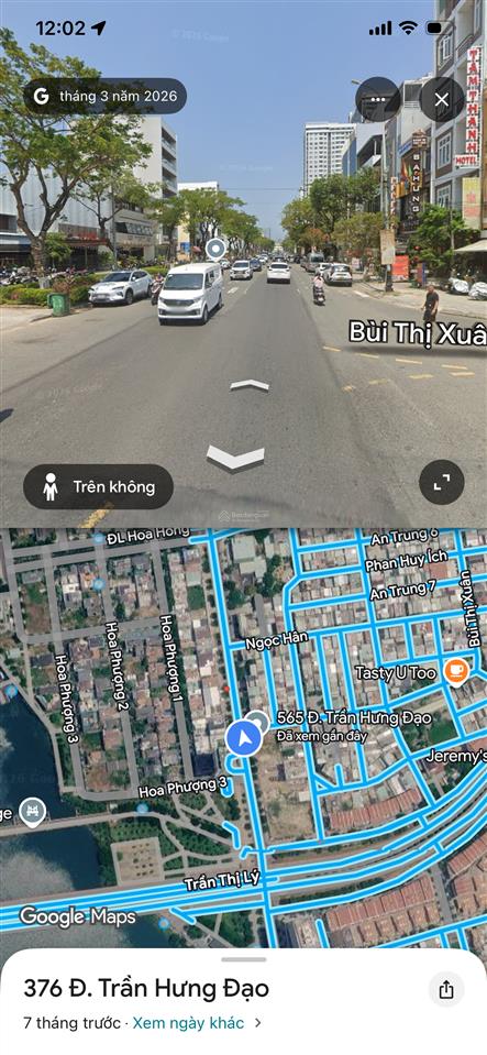 Lô đất 140m2 đường trần hưng đạo  phường an hải, đà nẵng  ngay euro village 1