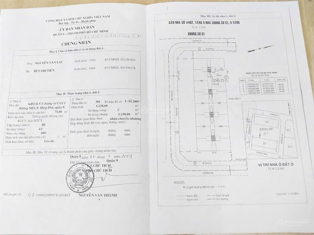 Chính chủ cần bán gấp căn góc căn hộ c1, a402 man thiện, 71,66m2, 2pn, tặng luôn nội thất, giá tốt