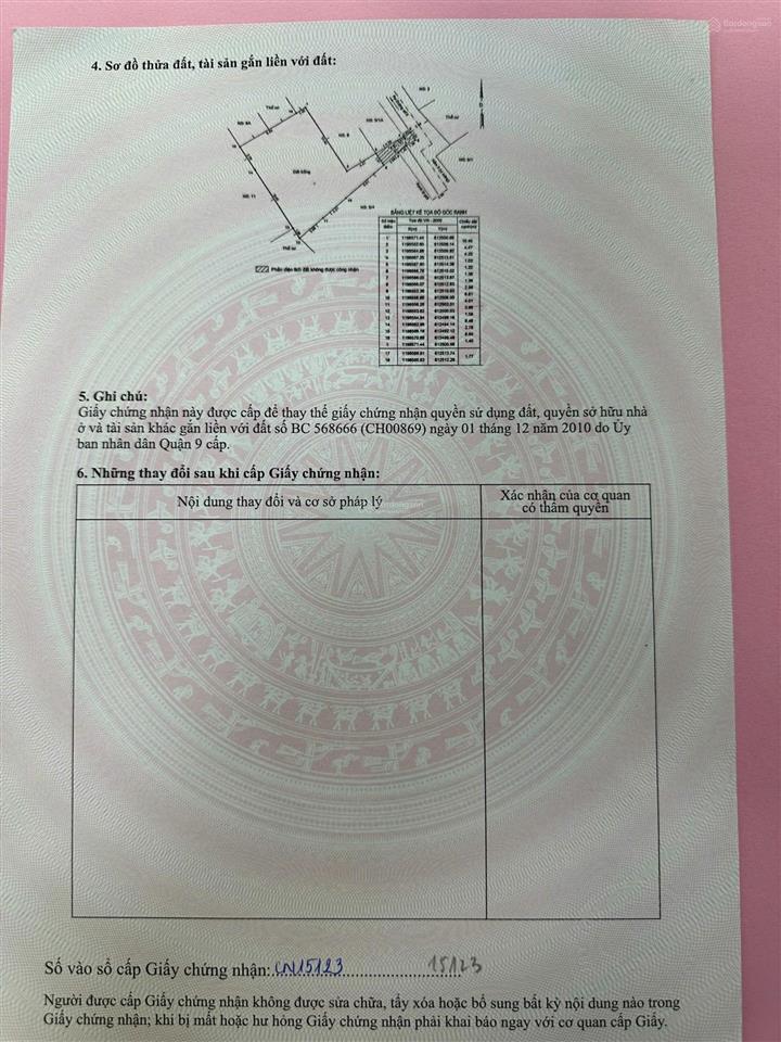 Cc bán gấp lô đất phường tăng nhơn phú, tp thủ đức, 10mx14m, giá cực rẻ 36tr/m2, phí môi giới 2%