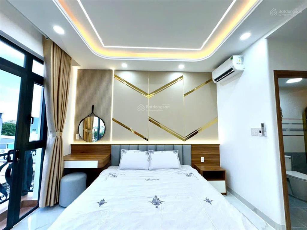 Nhà mới 5 tầng full nội thất hương lộ 2 hẻm xe hơi 8m, gần ngã tư bốn xã,dt  60m2, giá tốt 7,8 tỷ