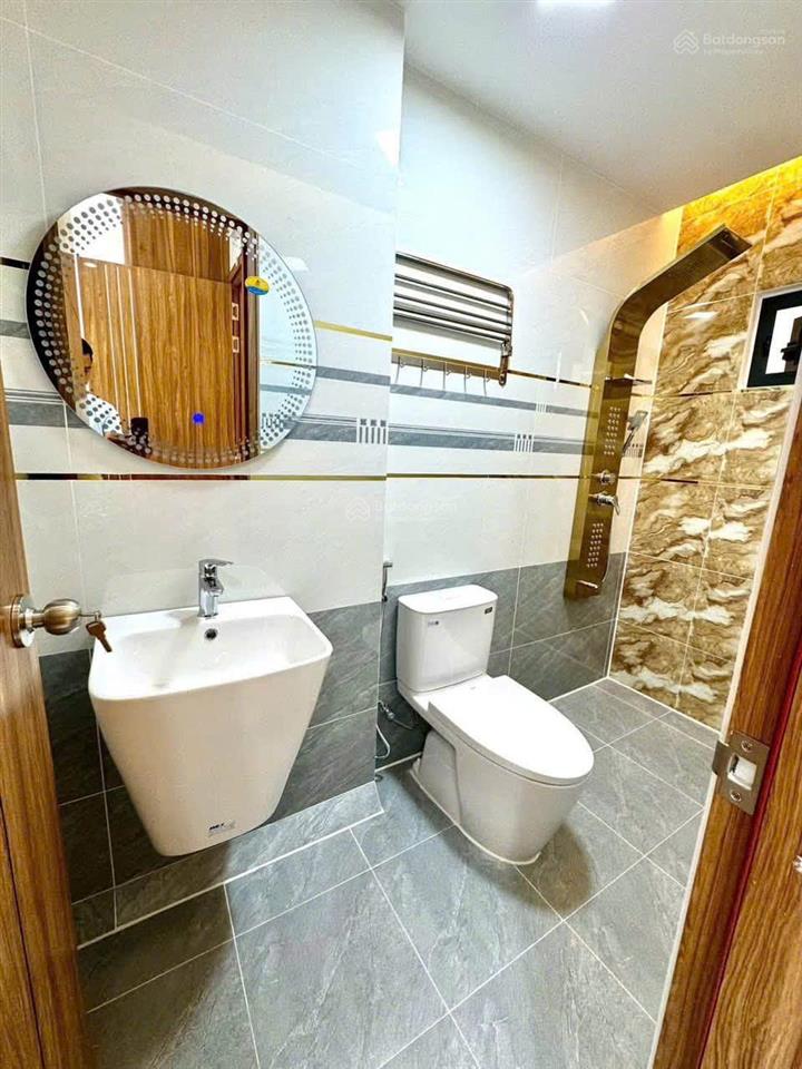 Nhà mới 5 tầng full nội thất hương lộ 2 hẻm xe hơi 8m, gần ngã tư bốn xã,dt  60m2, giá tốt 7,8 tỷ