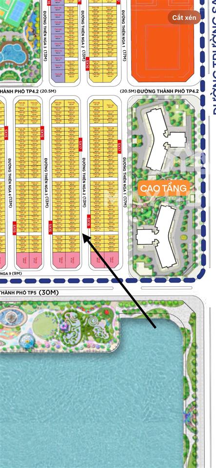 Cc bán căn tn211 xẻ khe dt 85m2 khu tinh hoa view hồ, vườn hoa hướng đb giá 22tỷ,  0968 870 ***